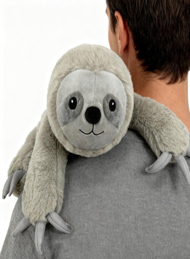 JUSTQUNSEEN 4.5 Lbs Weighted Stuffed Animals for Kids and Adults 22" Cute Sloth Shaped Toys Soft Weighted Plush Toys Gifts for Christmas Easter Birthday Holidays Ideal Huggable Plush Pillow (Sloth) - Image 1